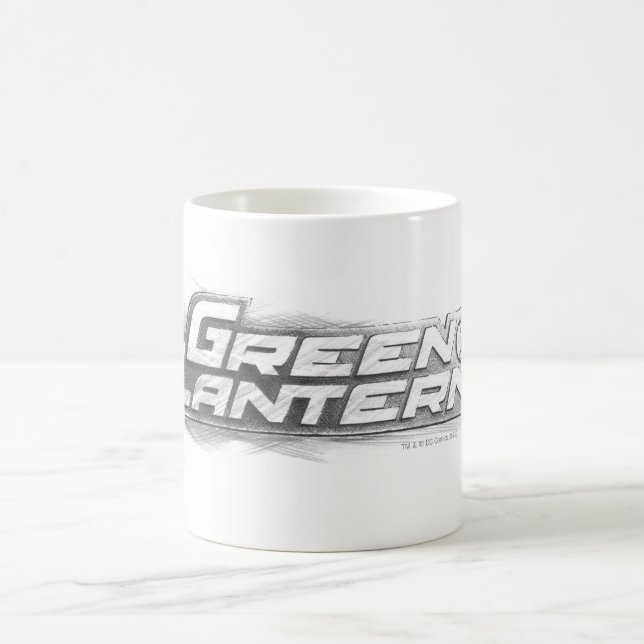 Green Lantern Drawing Coffee Mug (Center)