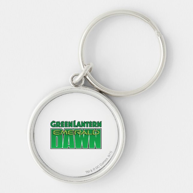 Green Lantern - Emerald Dawn Logo Key Ring (Front)