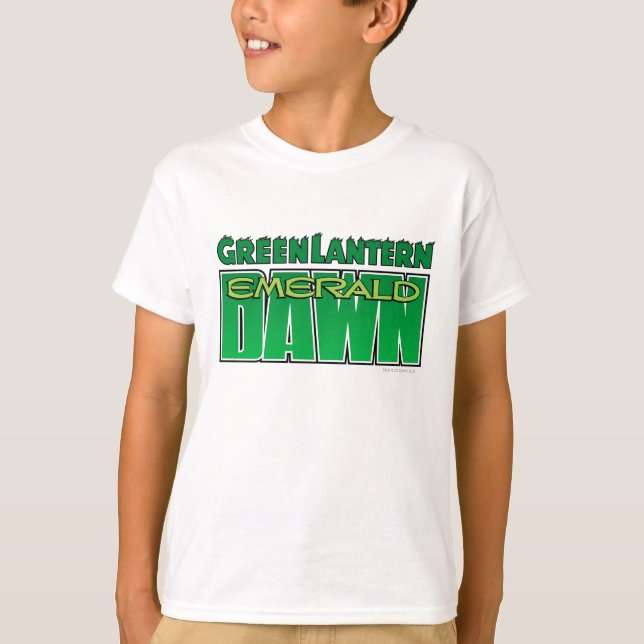Green Lantern - Emerald Dawn Logo T-Shirt (Front)