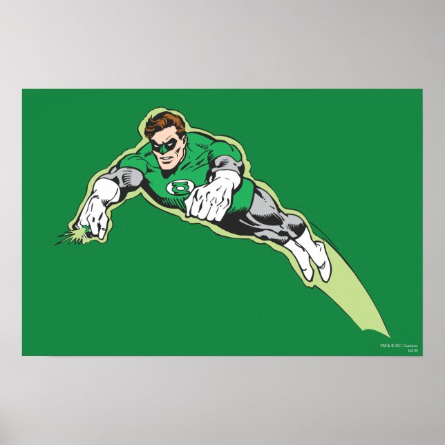 Green Lantern Energy Beam Poster (Front)
