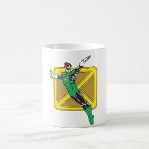 Green Lantern Extends Arms Coffee Mug