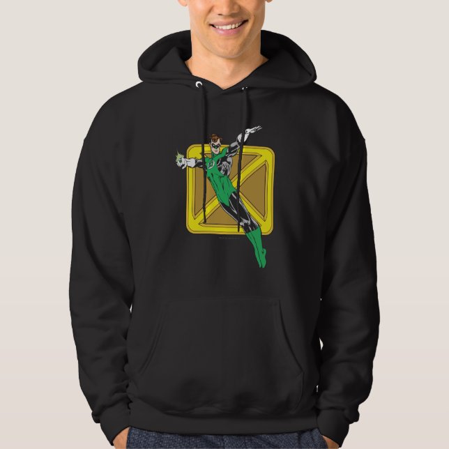 Green Lantern Extends Arms Hoodie (Front)