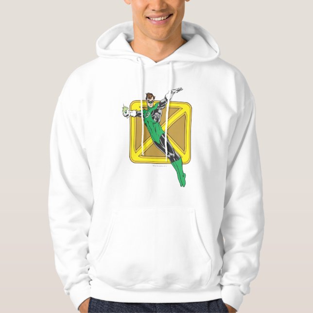 Green Lantern Extends Arms Hoodie (Front)