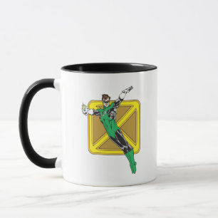 Green Lantern Extends Arms Mug