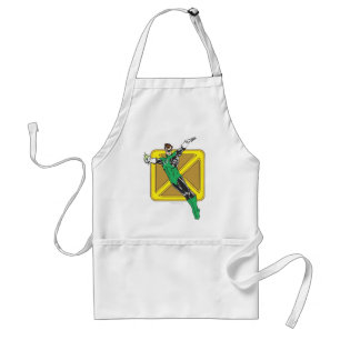 Green Lantern Extends Arms Standard Apron