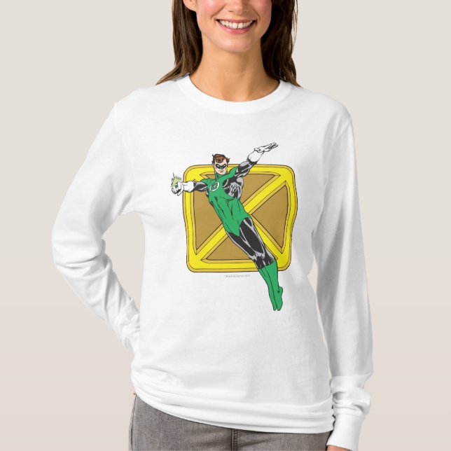 Green Lantern Extends Arms T-Shirt (Front)