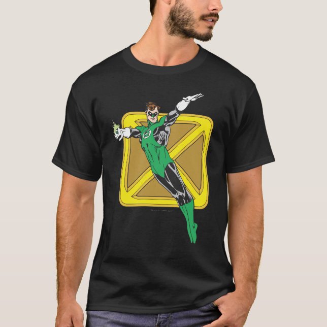 Green Lantern Extends Arms T-Shirt (Front)