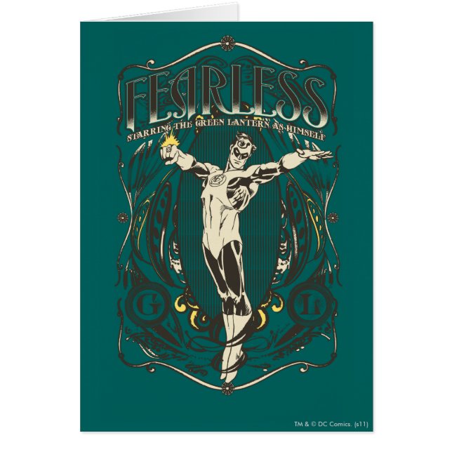 Green Lantern - "Fearless" Poster (Front)