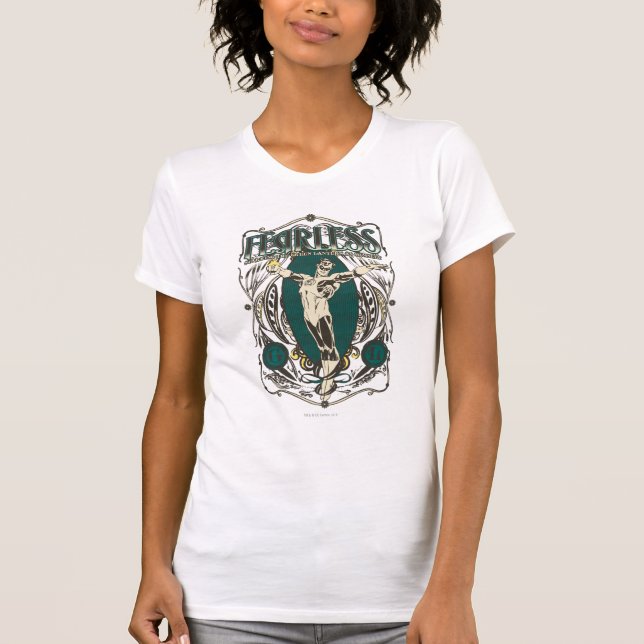 Green Lantern - "Fearless" Poster T-Shirt (Front)