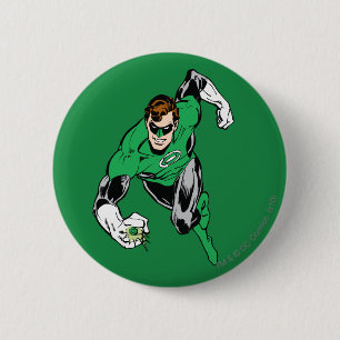 Green Lantern Fly Forward 6 Cm Round Badge