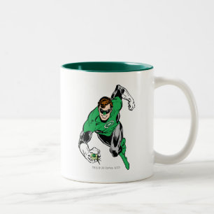 Green Lantern Fly Forward Two-Tone Coffee Mug