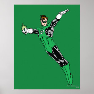 Green Lantern Fly Up Poster