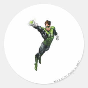 Green Lantern - Fully Rendered,  Arm out Classic Round Sticker