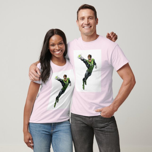 Green Lantern - Fully Rendered,  Arm out T-Shirt (Unisex)