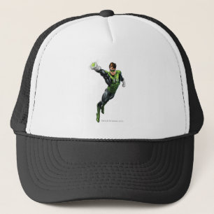 Green Lantern - Fully Rendered, Arm out Trucker Hat