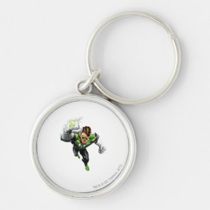 Green Lantern - Fully Rendered,  Arm Raise Key Ring