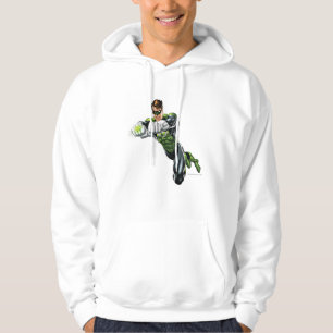Green Lantern - Fully Rendered, Both arms forward Hoodie