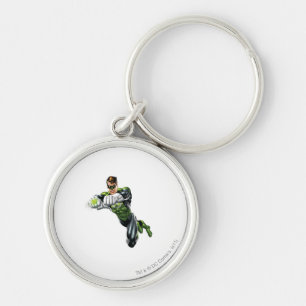 Green Lantern - Fully Rendered,  Both arms forward Key Ring
