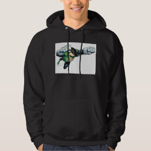 Green Lantern - Fully Rendered,  Flying Right Hoodie