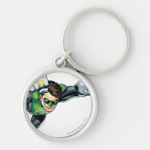 Green Lantern - Fully Rendered, Flying Right Key Ring