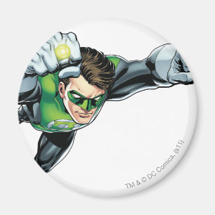 Green Lantern - Fully Rendered,  Flying Right Magnet