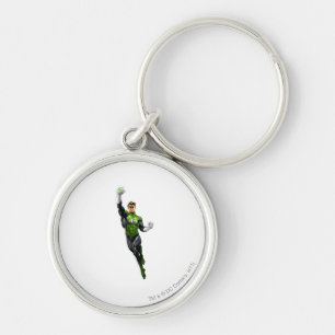 Green Lantern - Fully Rendered, Flying Up Key Ring