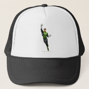 Green Lantern - Fully Rendered, Flying Up Trucker Hat