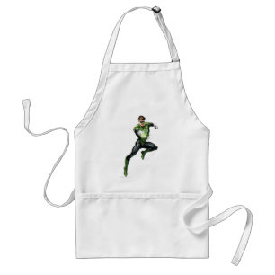 Green Lantern - Fully Rendered, Jumping Standard Apron
