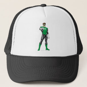 Green Lantern - Fully Rendered, Standing Trucker Hat