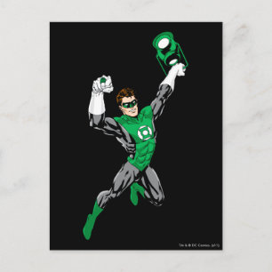 Green Lantern - Fully Rendered, with lantern Postcard