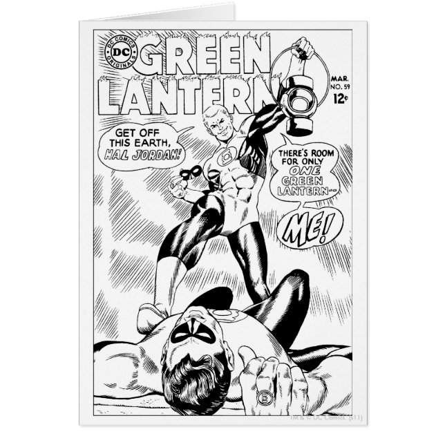 Green Lantern - Get Off this Earch Hal Jordan, Bla (Front)