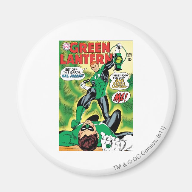 Green Lantern - Get Off this Earch Hal Jordan Magnet (Front)