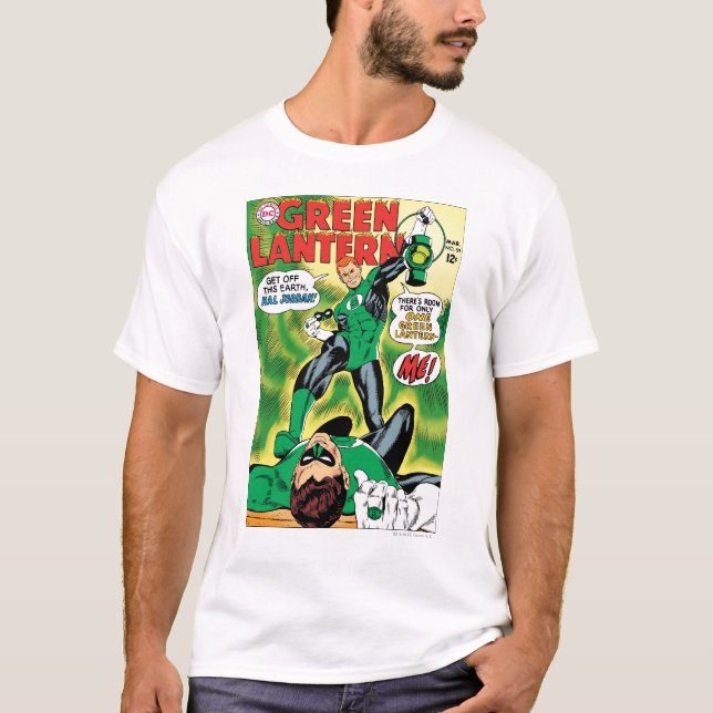 Green Lantern - Get Off this Earth Hal Jordan T-Shirt (Front)