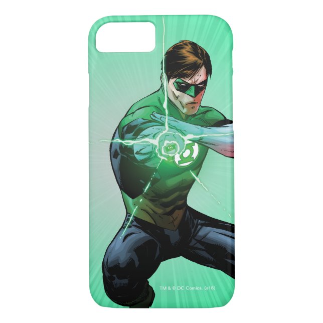 Green Lantern & Glowing Ring Case-Mate iPhone Case (Back)