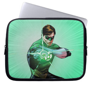 Green Lantern & Glowing Ring Laptop Sleeve