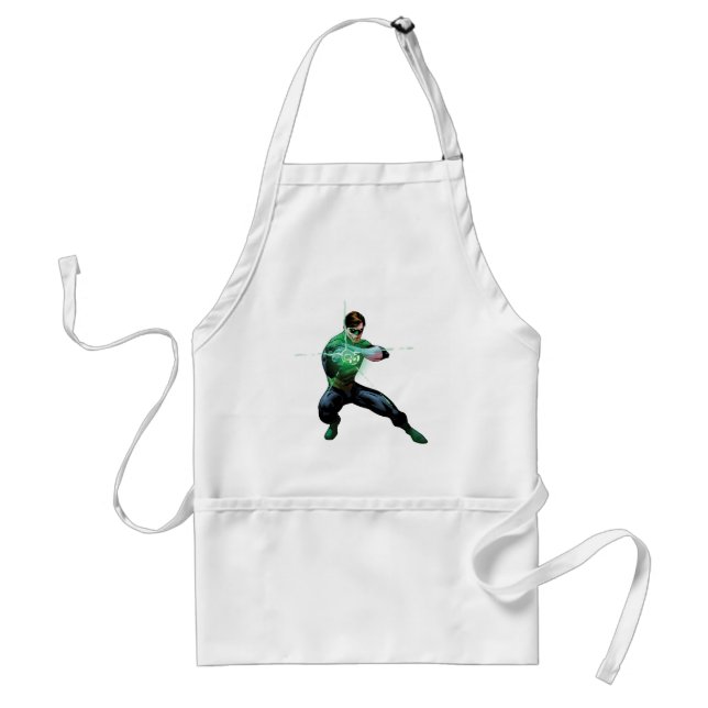 Green Lantern & Glowing Ring Standard Apron (Front)