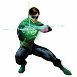 Green Lantern & Glowing Ring Standing Photo Sculpture<br><div class="desc">Justice League New 52</div>