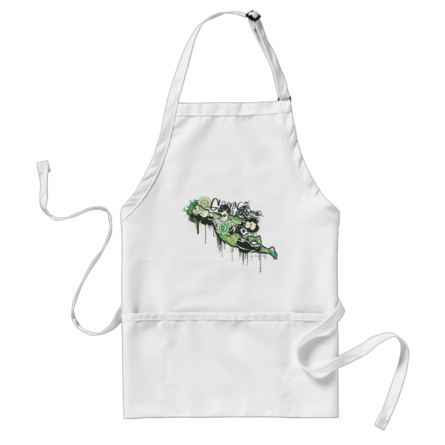 Green Lantern Graffiti Character Standard Apron (Front)
