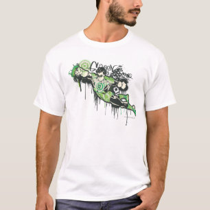Green Lantern Graffiti Character T-Shirt