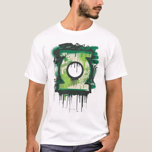 Green Lantern Graffiti Symbol T-Shirt (Front)