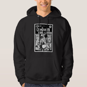 Green Lantern - Green Shaded Comic, Black and Whi Hoodie