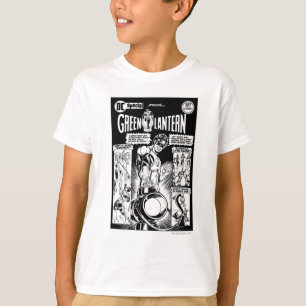 Green Lantern - Green Shaded Comic, Black and Whi T-Shirt