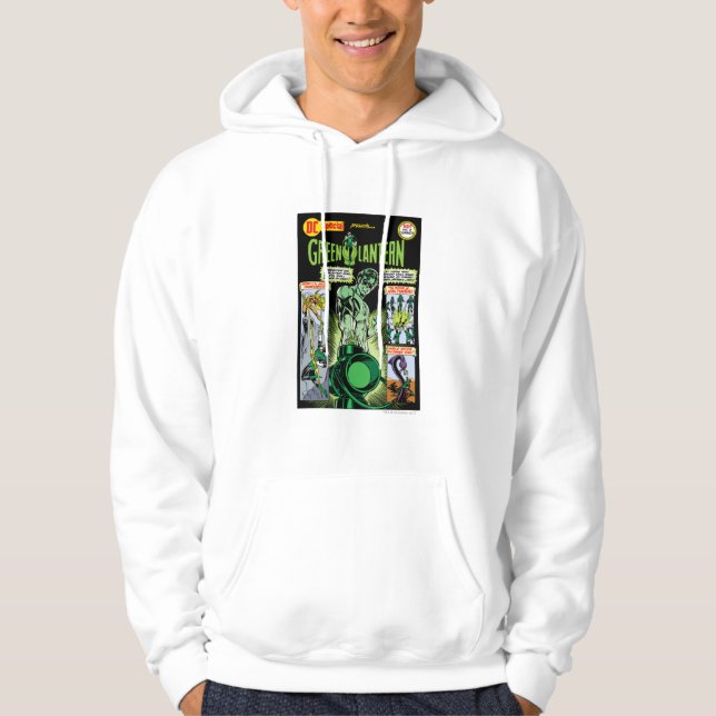 Green Lantern  - Green Shaded Comic Hoodie (Front)