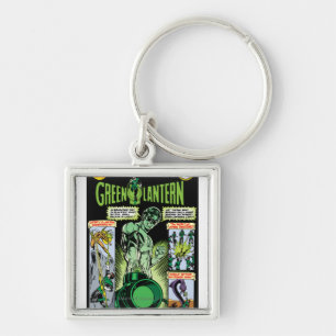 Green Lantern  - Green Shaded Comic Key Ring