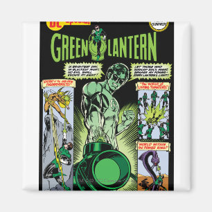 Green Lantern - Green Shaded Comic Magnet