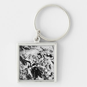 Green Lantern Group Key Ring