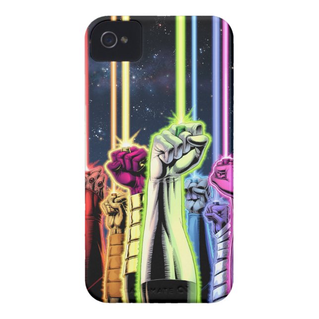 Green Lantern - Hands in Air with Rings Case-Mate iPhone Case (Back)