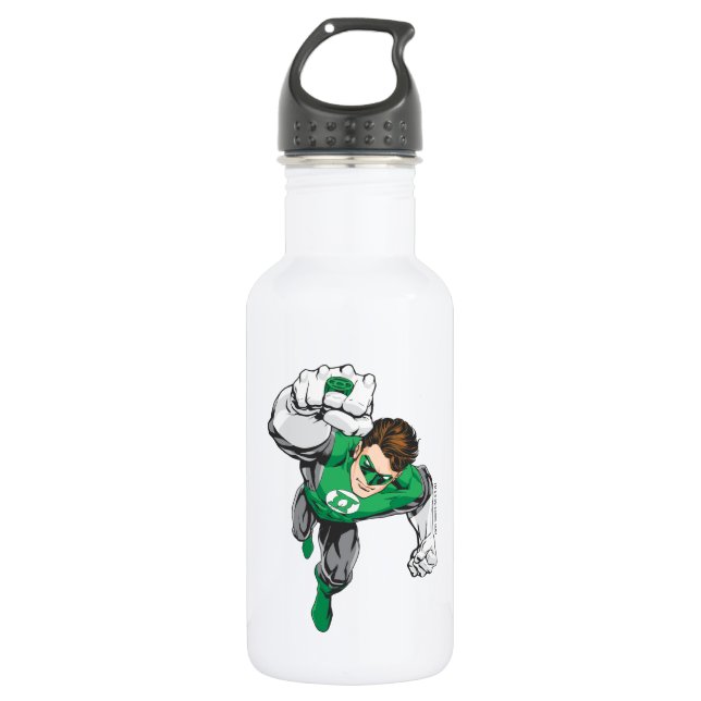 Green Lantern In Flight 532 Ml Water Bottle (Front)