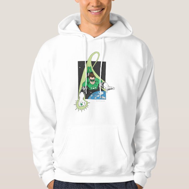 Green Lantern in Space Hoodie (Front)