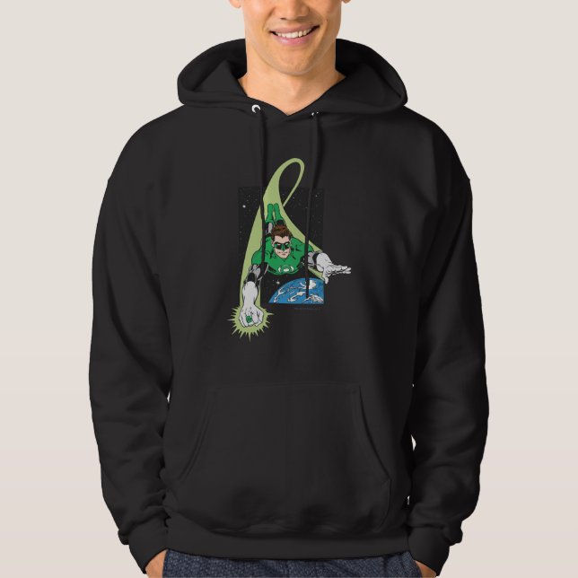 Green Lantern in Space Hoodie (Front)